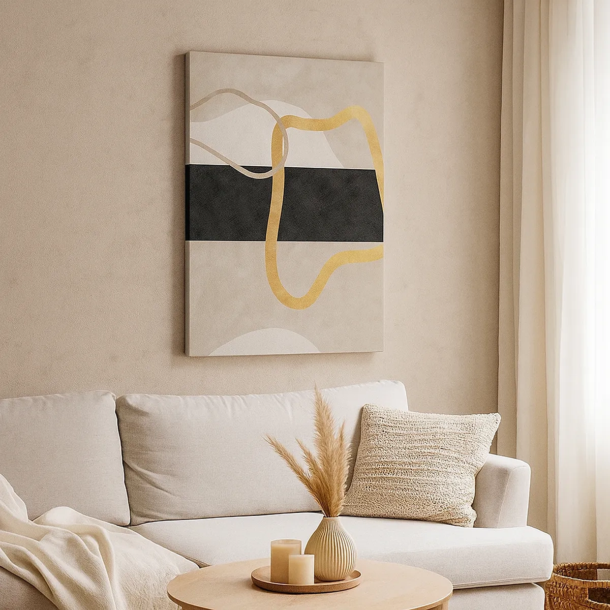 Canvas picture - Shapes in Loops - 50x70 cm