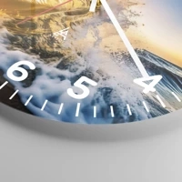 Clock face with numbers