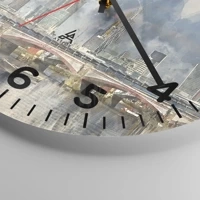 Clock face with numbers