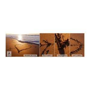 Photo Wallpaper Sample Standard Eco - Holiday Confession - Landscape, Beach, Sea - 100x30 cm