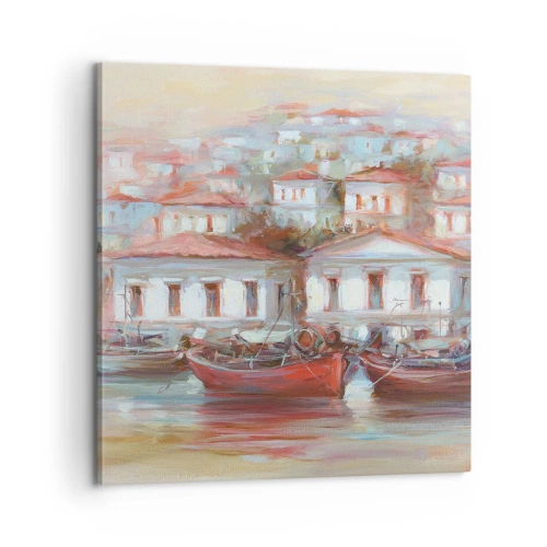 Canvas picture - Happy Town - 60x60 cm