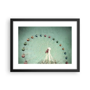 Poster in black frame - Come Have Fun - 40x30 cm