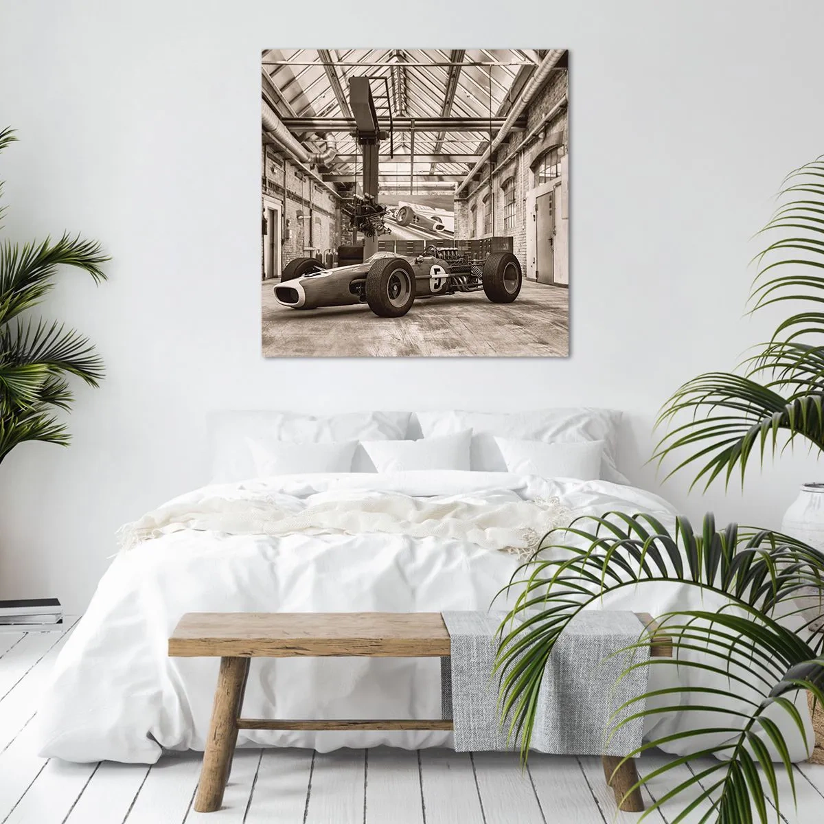 Canvas picture - Rest of the Winner - 40x40 cm