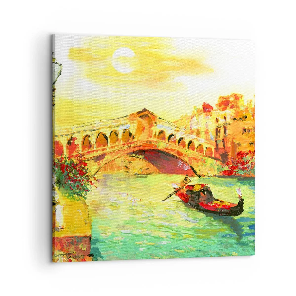 Canvas picture - Pilgrimage of Lovers - 50x50 cm