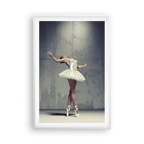 Poster in white frmae - Light like a Bird - 61x91 cm