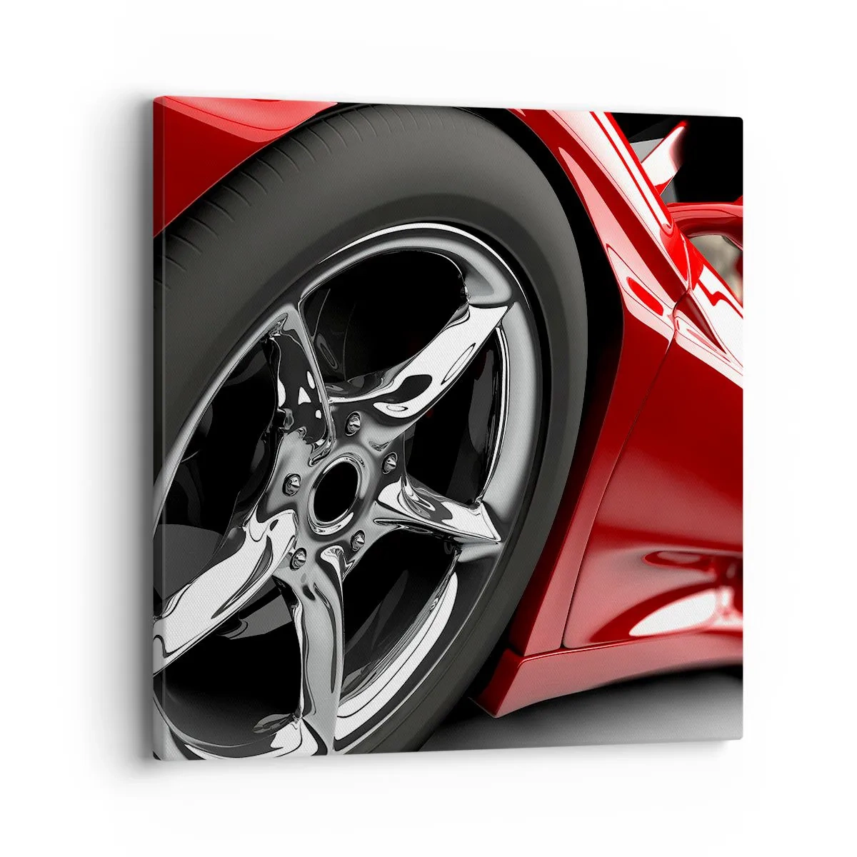 Canvas picture - Born to Be Fast - 40x40 cm