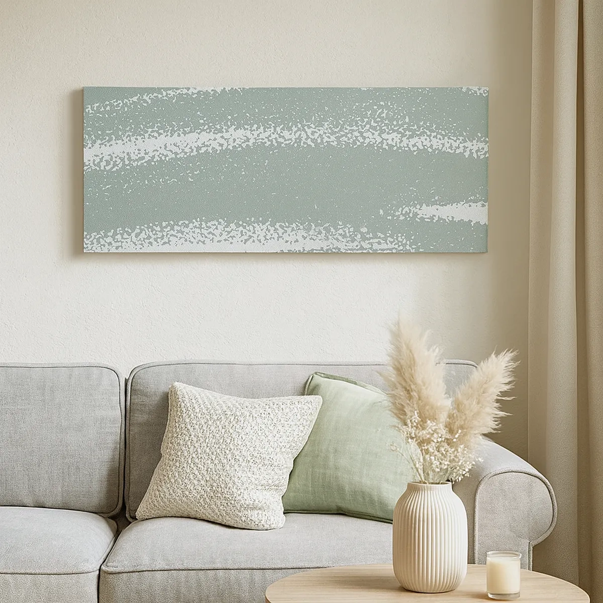 Canvas picture - Abstrcat in Winter Climate - 30x30 cm