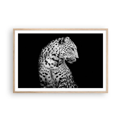Poster in light oak frame - A Perfect Right Profile - 91x61 cm