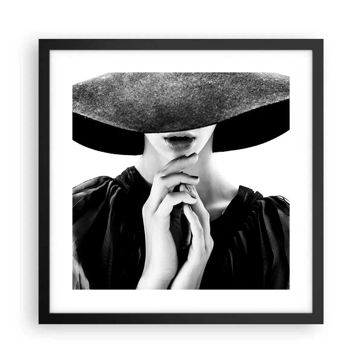 Poster in black frame - Hidden Beauty - 40x40 cm