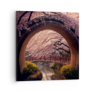 Canvas picture - Japanese Spring - 70x70 cm
