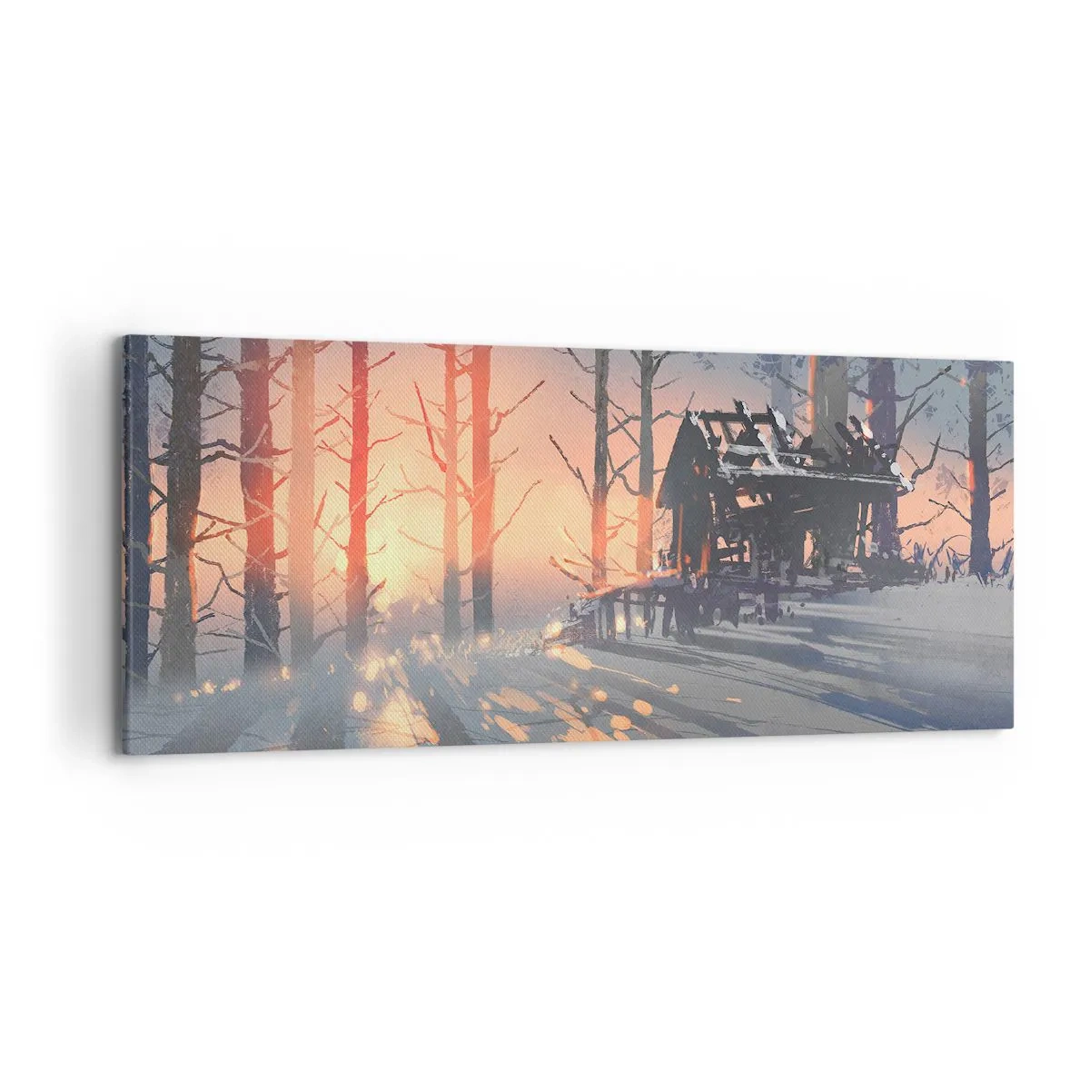 Canvas picture - Only the Sun Drops by - 120x50 cm