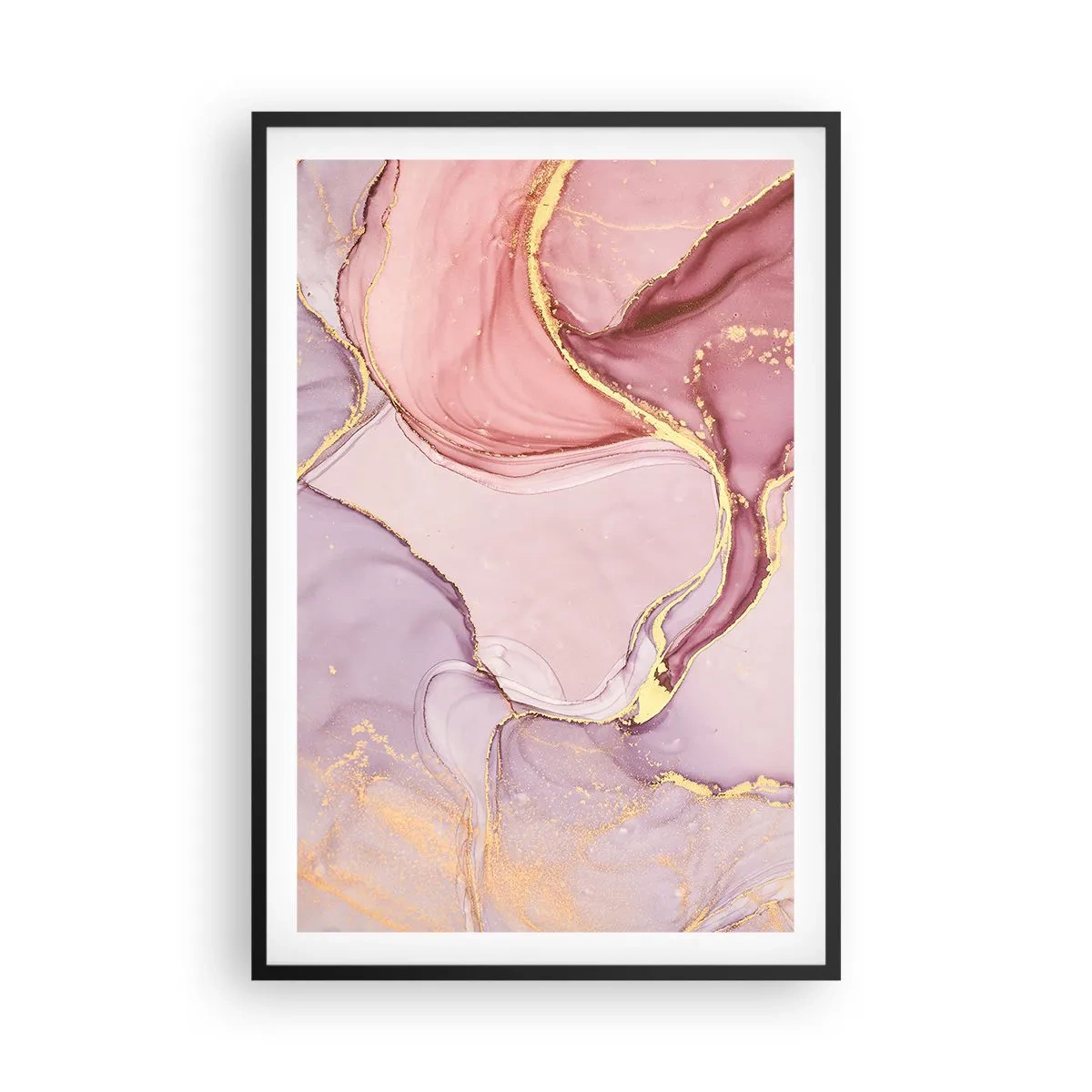 Poster in black frame - Caress of Colours - 61x91 cm