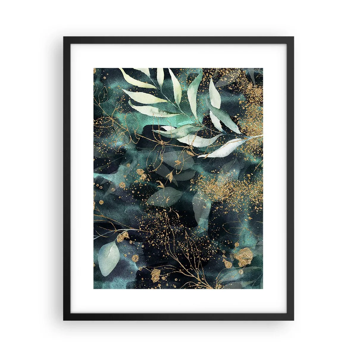 Poster in black frame - Enchanted Garden - 40x50 cm