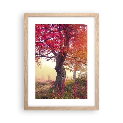Poster in light oak frame - In Full Bloom - 30x40 cm