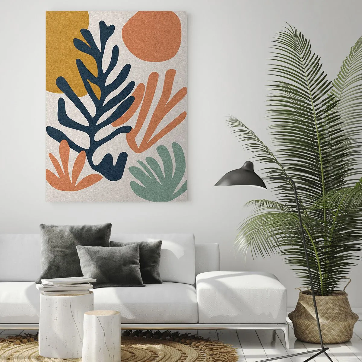 Glass picture - Coral Sea - 50x70 cm