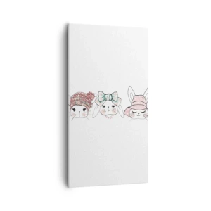 Canvas picture - Pensive Sad Cheerful - 55x100 cm