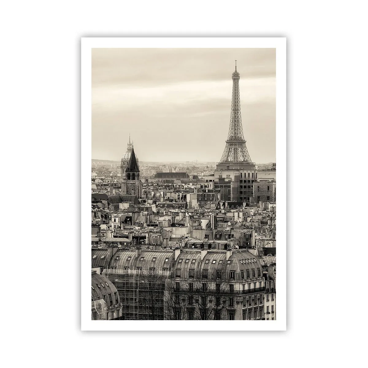 Poster - Over the Roofs of Paris - 70x100 cm