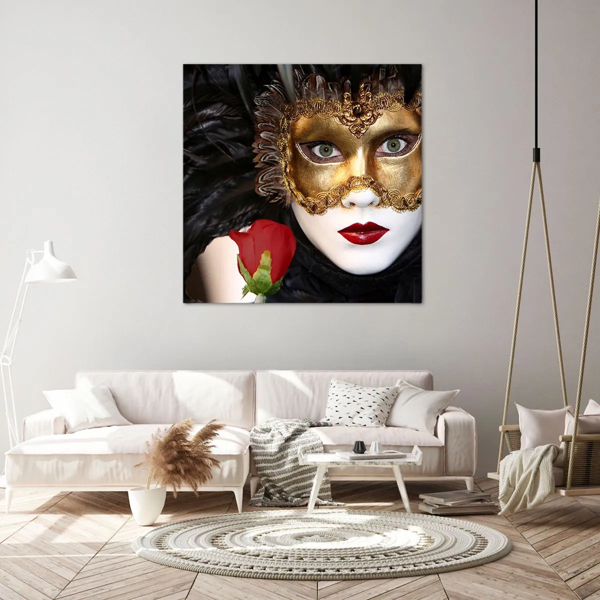 Canvas picture - Because Life Is a Big Ball - 50x50 cm