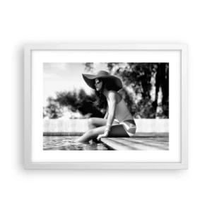 Poster in white frmae - Summer Dream - 40x30 cm