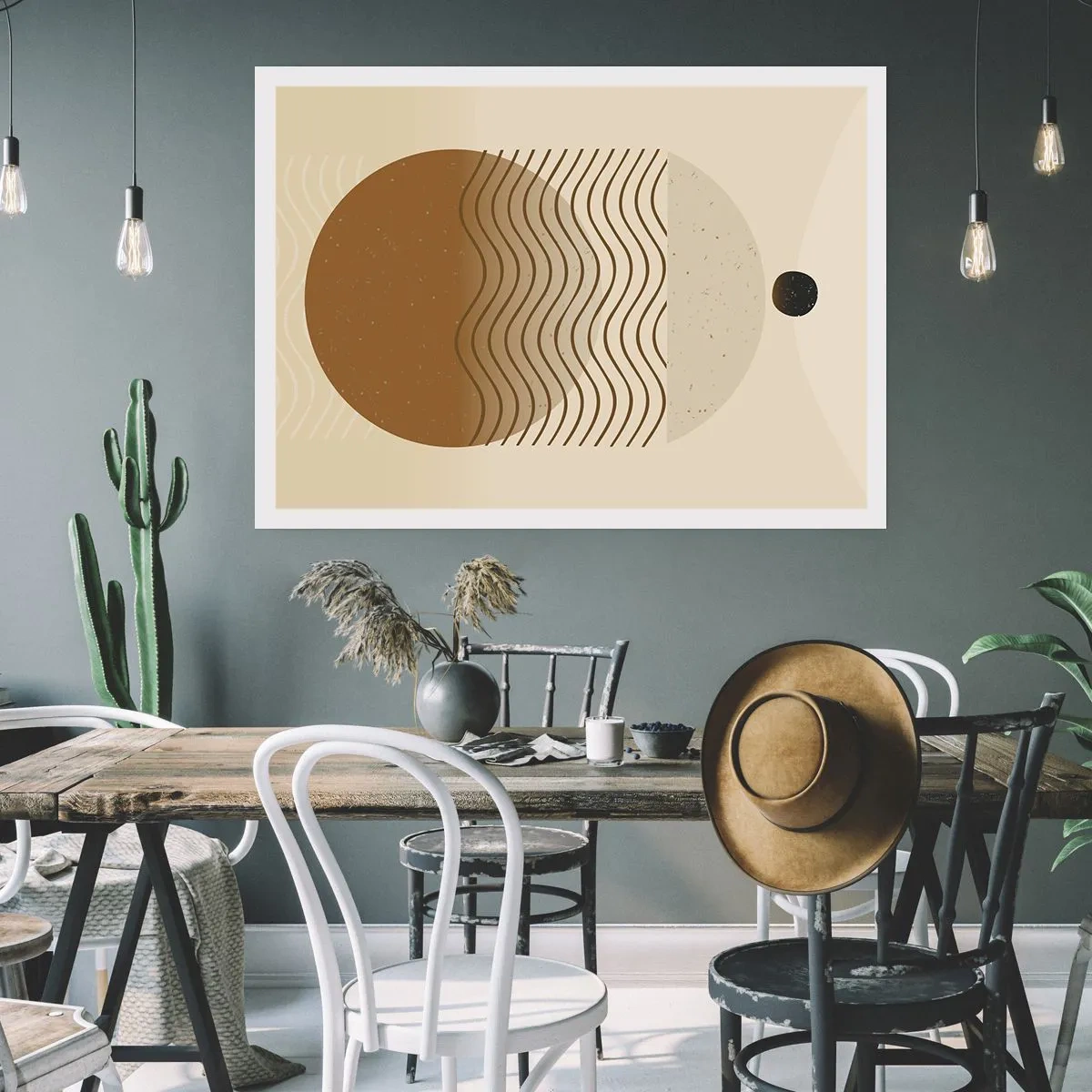 Poster - About the Origin of Geometrical Figures - 40x30 cm