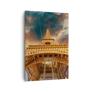 Canvas picture - Man Has Reached the Clouds - 70x100 cm