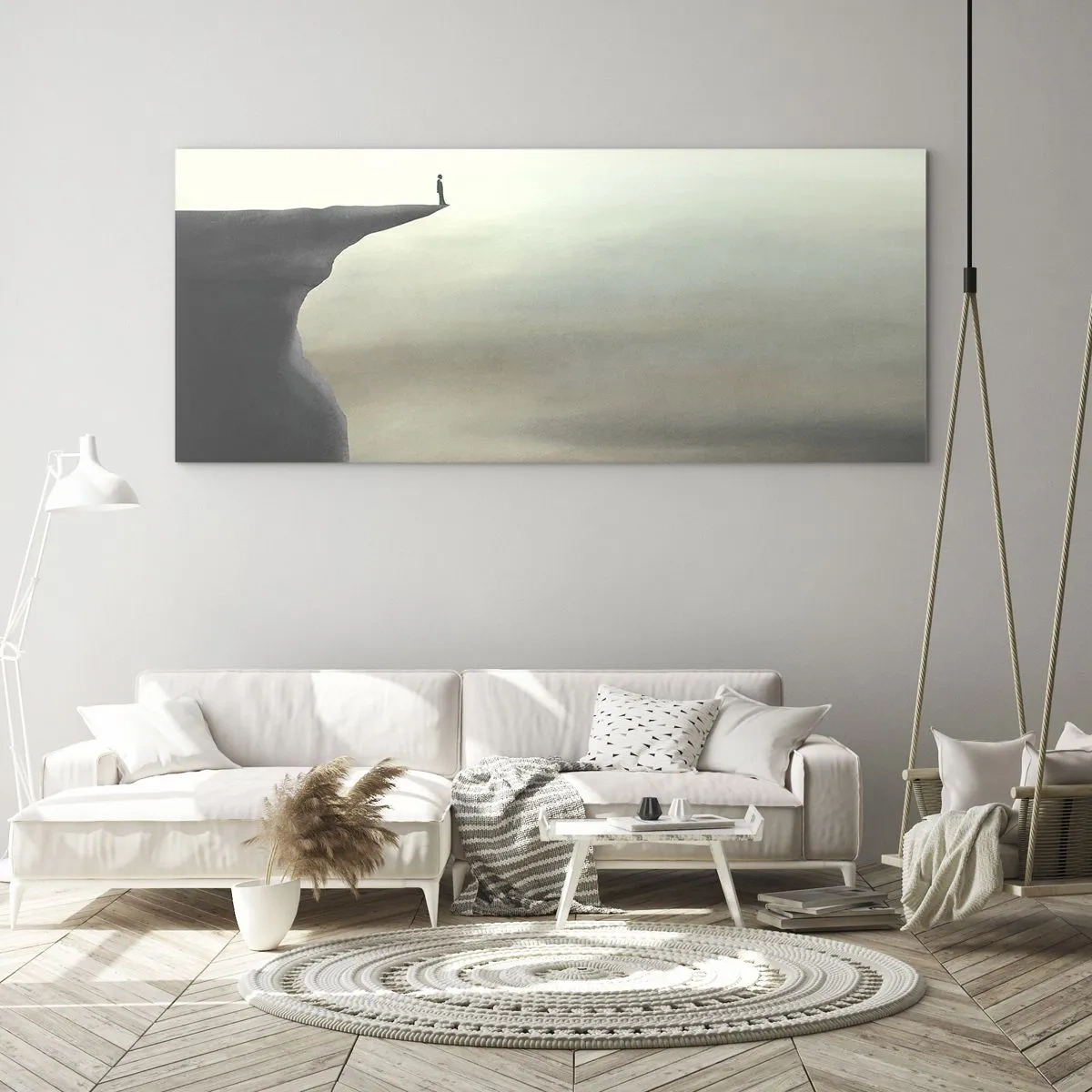 Glass picture - Upwards, Naturally! - 90x30 cm