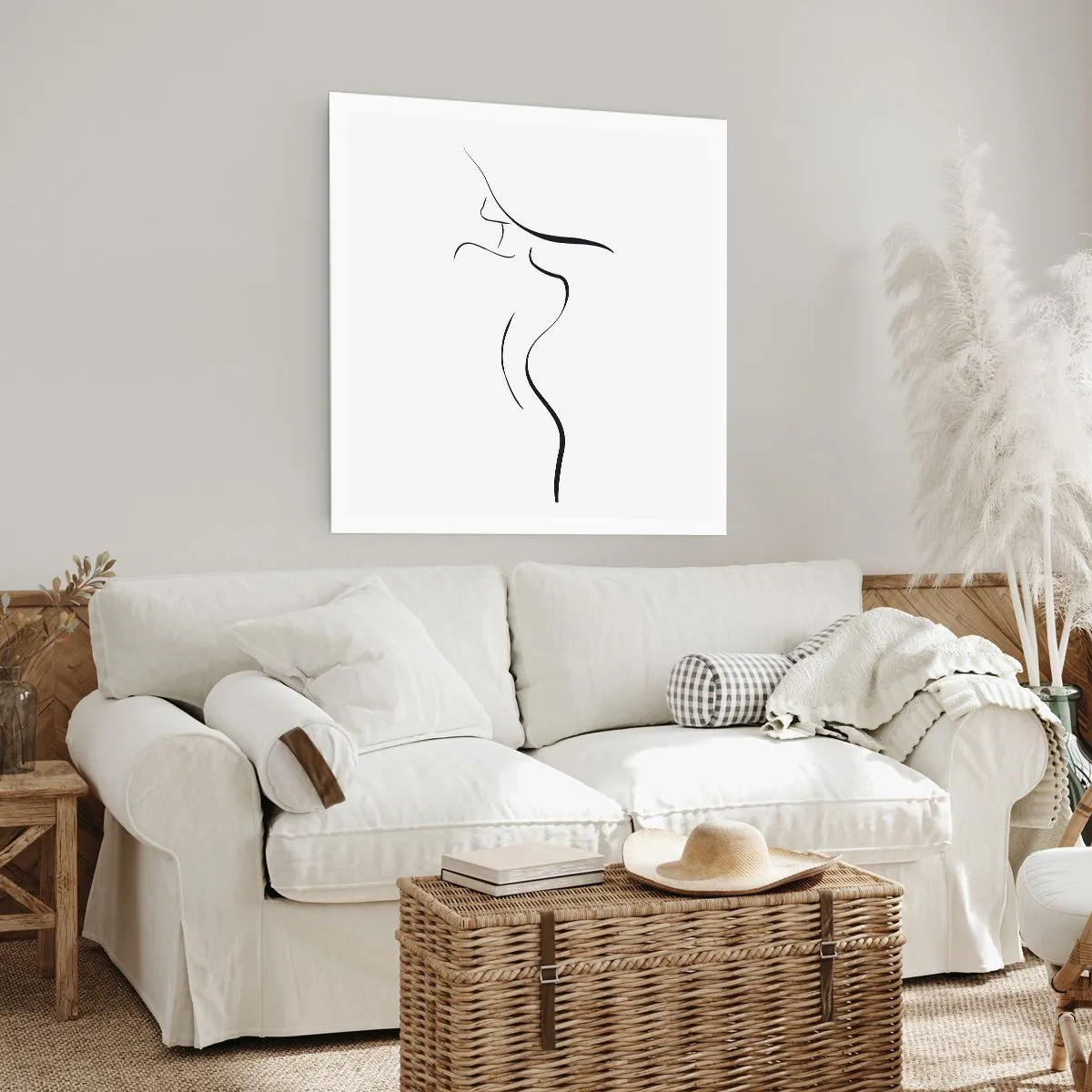 Poster - Elusive Like a Wave - 60x60 cm