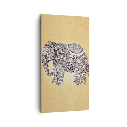 Canvas picture - Hidden Elephant - 55x100 cm