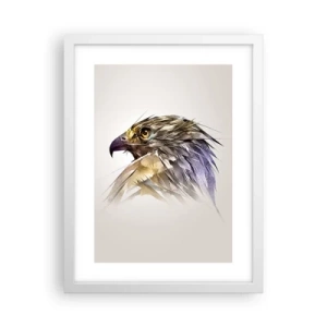 Poster in white frmae - Portrait of a Warrior - 30x40 cm