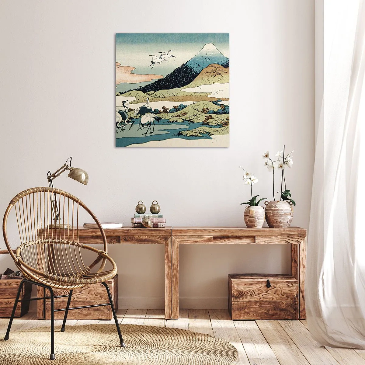 Canvas picture - In a Japanese Spirit - 60x60 cm