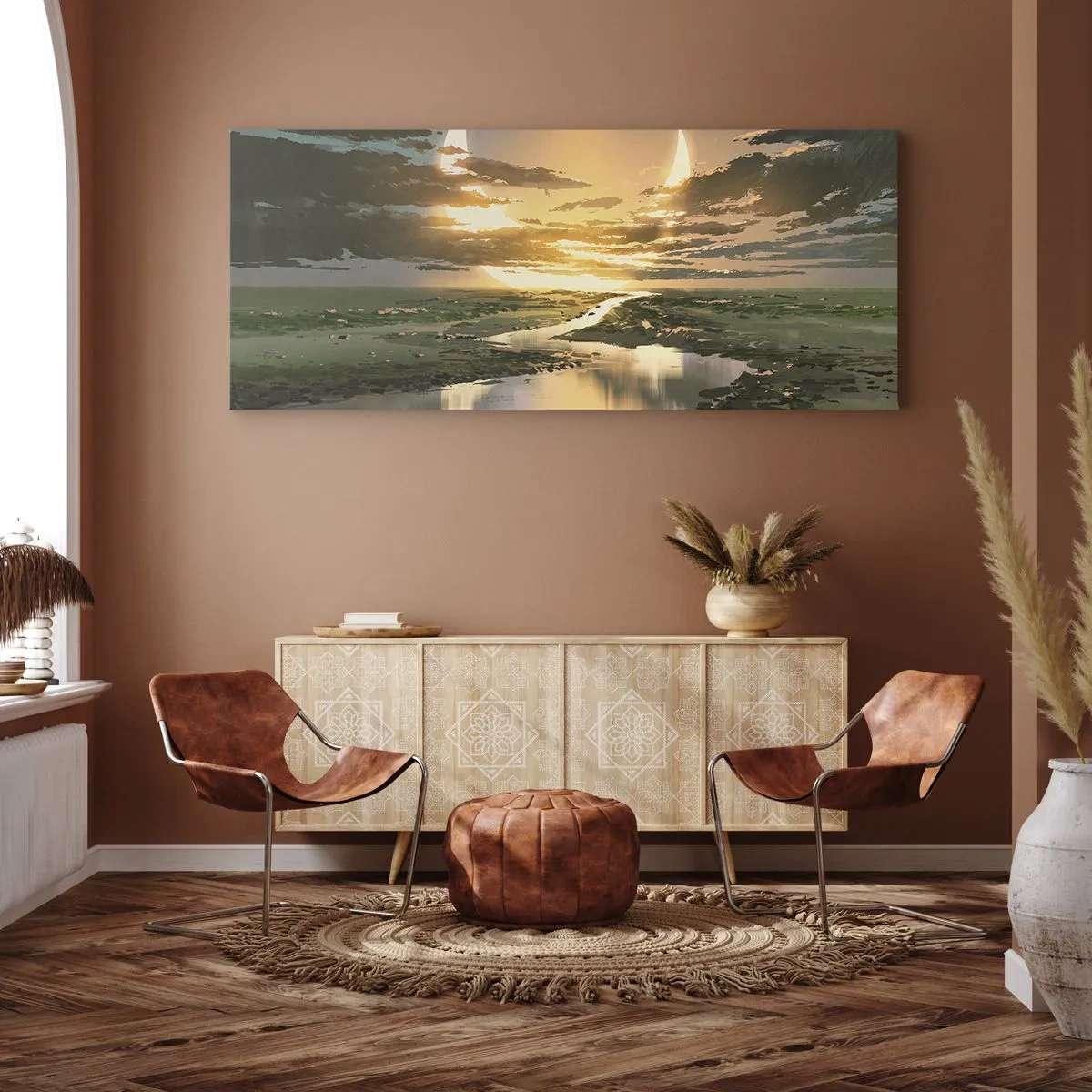 Canvas picture - Somewhere in a Distant Galaxy - 160x50 cm