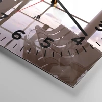 Clock face with numbers