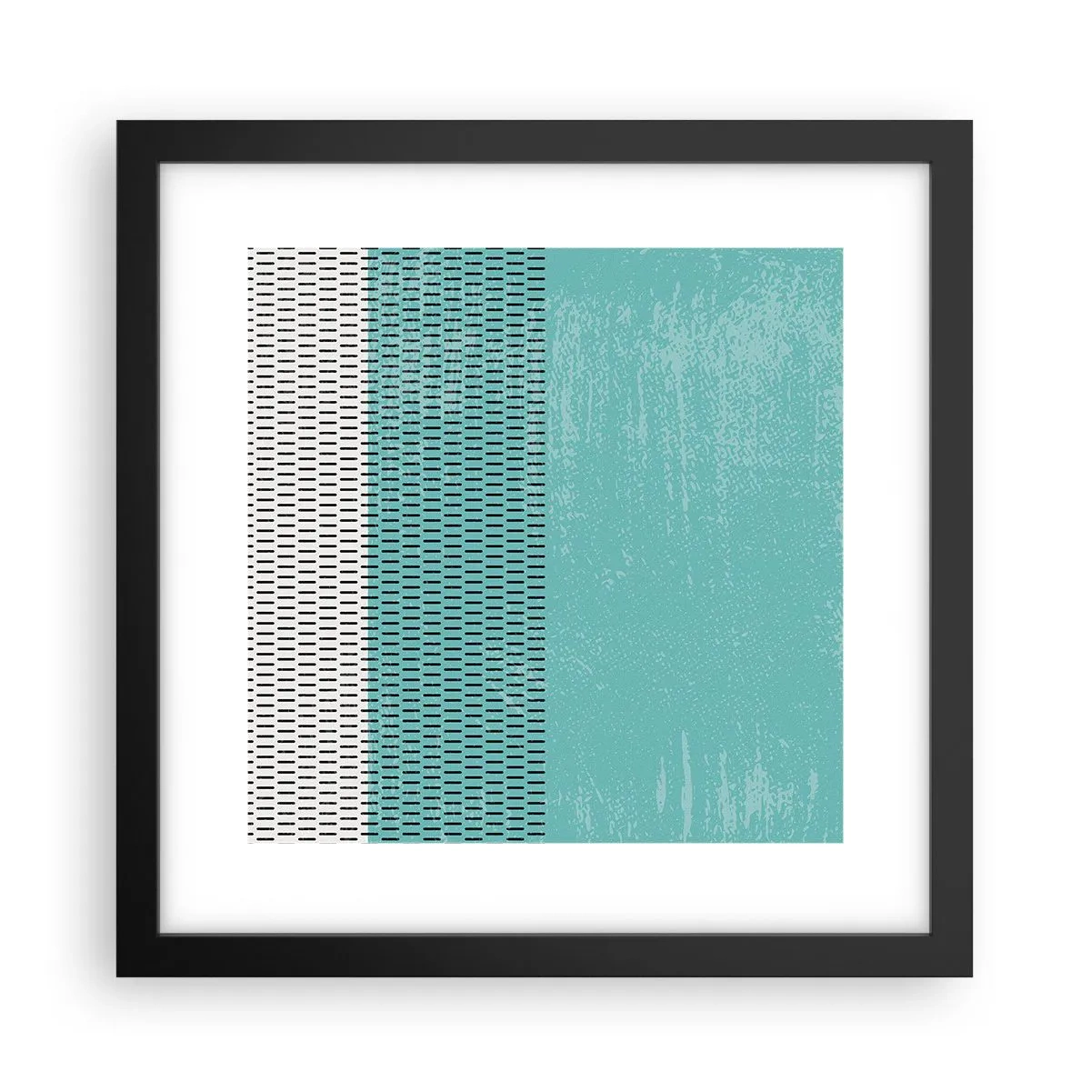 Poster in black frame - Balanced Composition - 30x30 cm