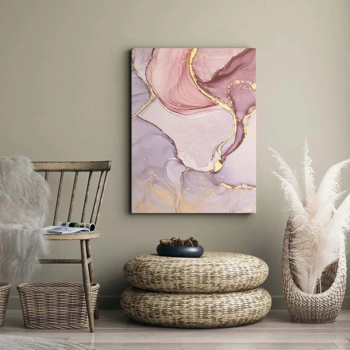 Canvas picture - Caress of Colours - 55x100 cm