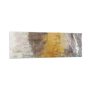 Glass picture - Golden Blast - 160x50 cm