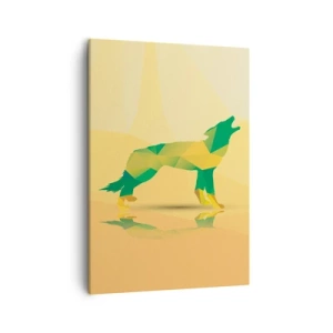 Canvas picture - Lone Wolf - 50x70 cm