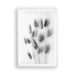 Poster in white frmae - Her Softness Grass - 61x91 cm