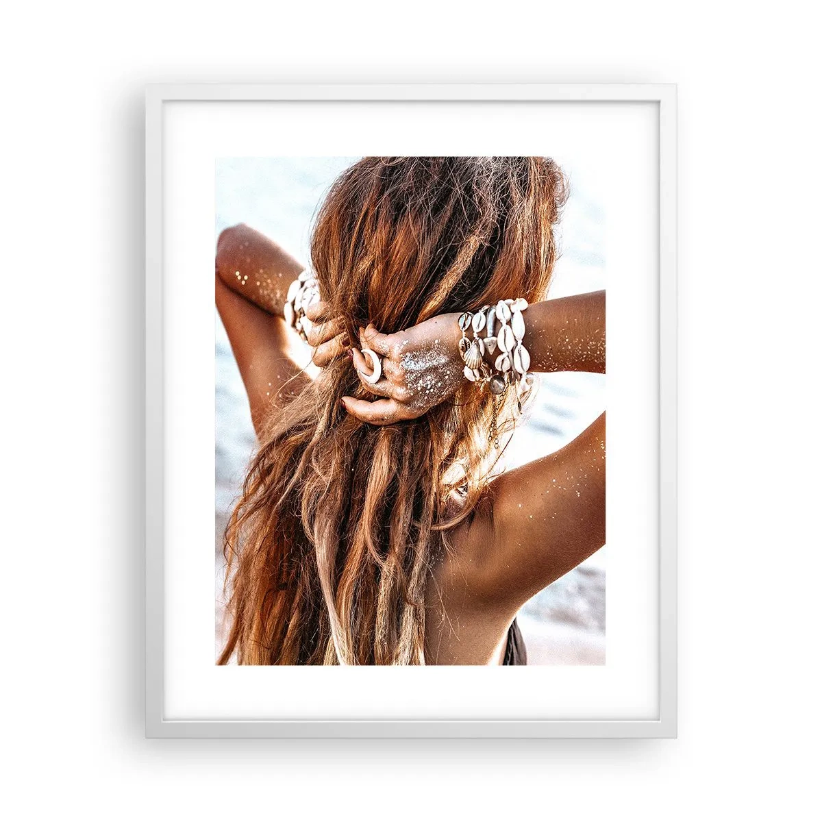 Poster in white frmae - Sister of Water and Sun - 40x50 cm