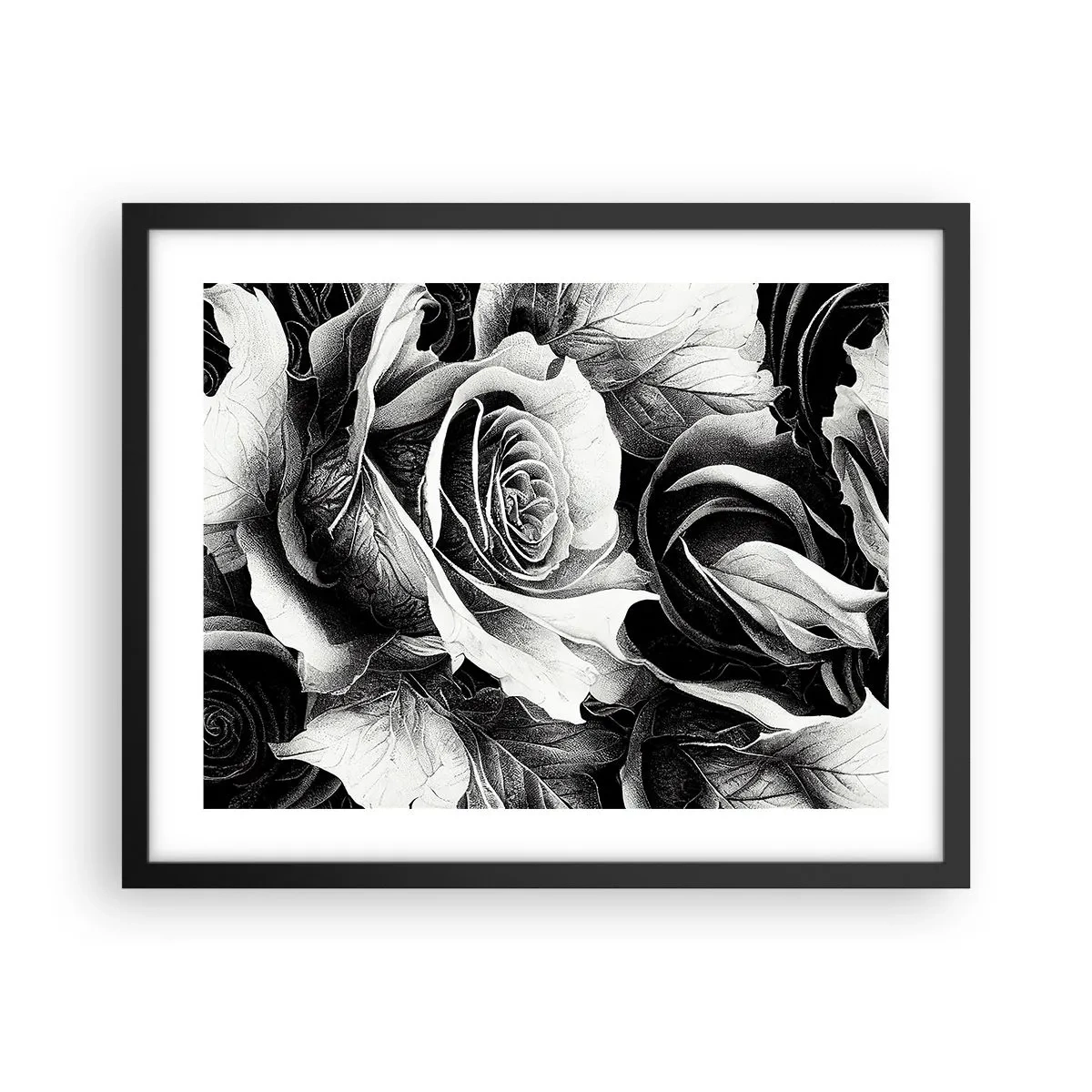 Poster in black frame - Always Queen - 50x40 cm
