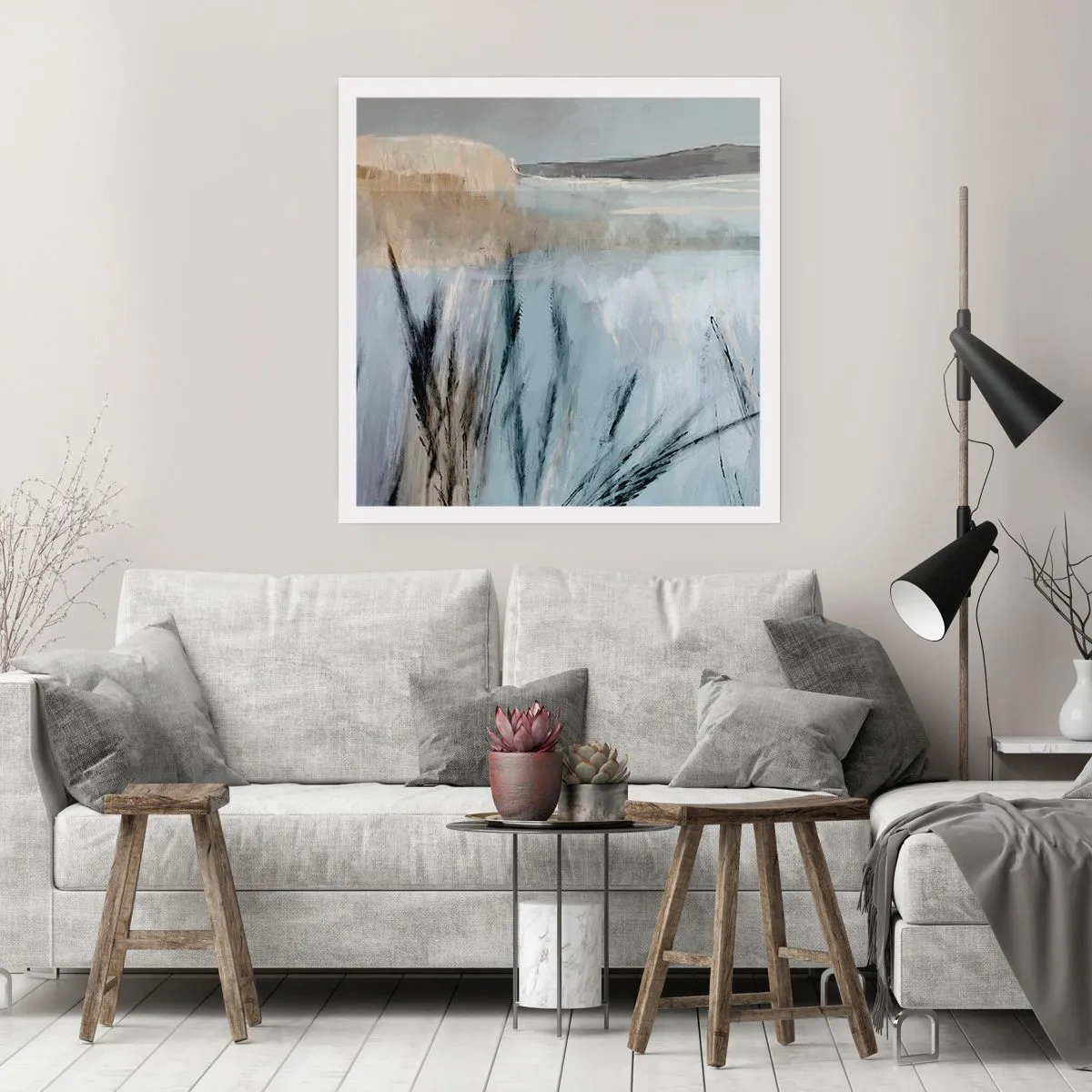 Poster - Winter Fields - 30x30 cm