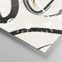 Clock face with numbers