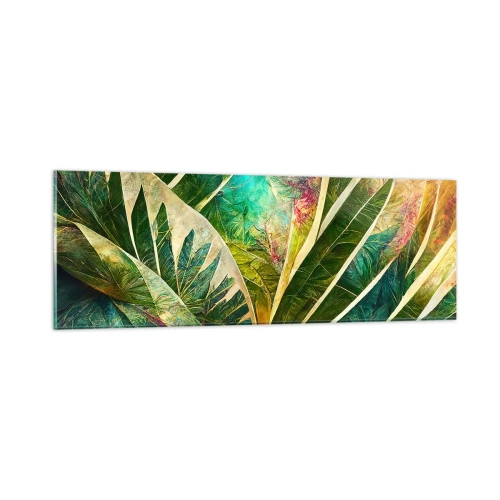 Glass picture - Colours of the Tropics - 90x30 cm