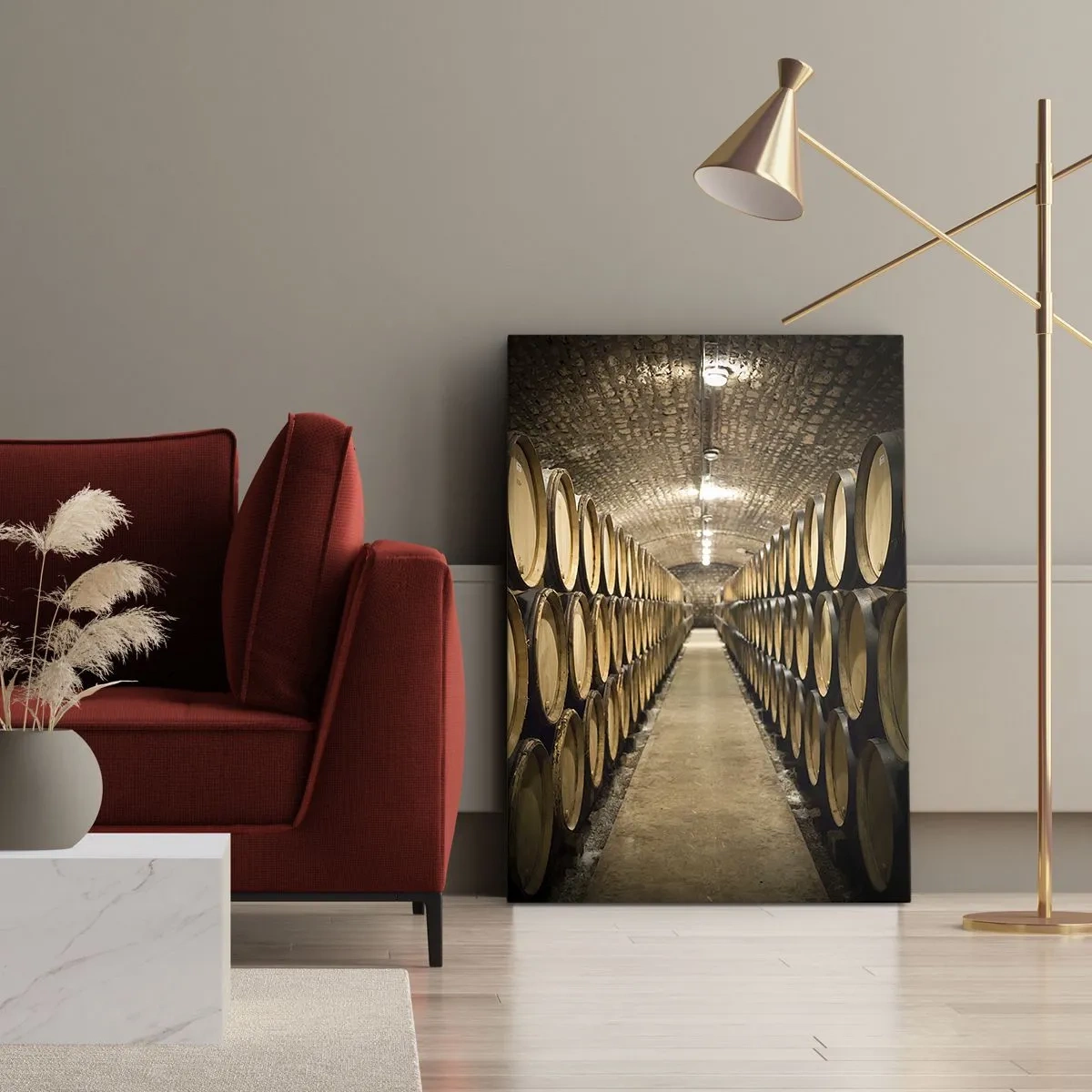 Canvas picture - Stone Cellar - 50x70 cm
