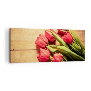 Canvas picture - Spring Confession - 100x40 cm