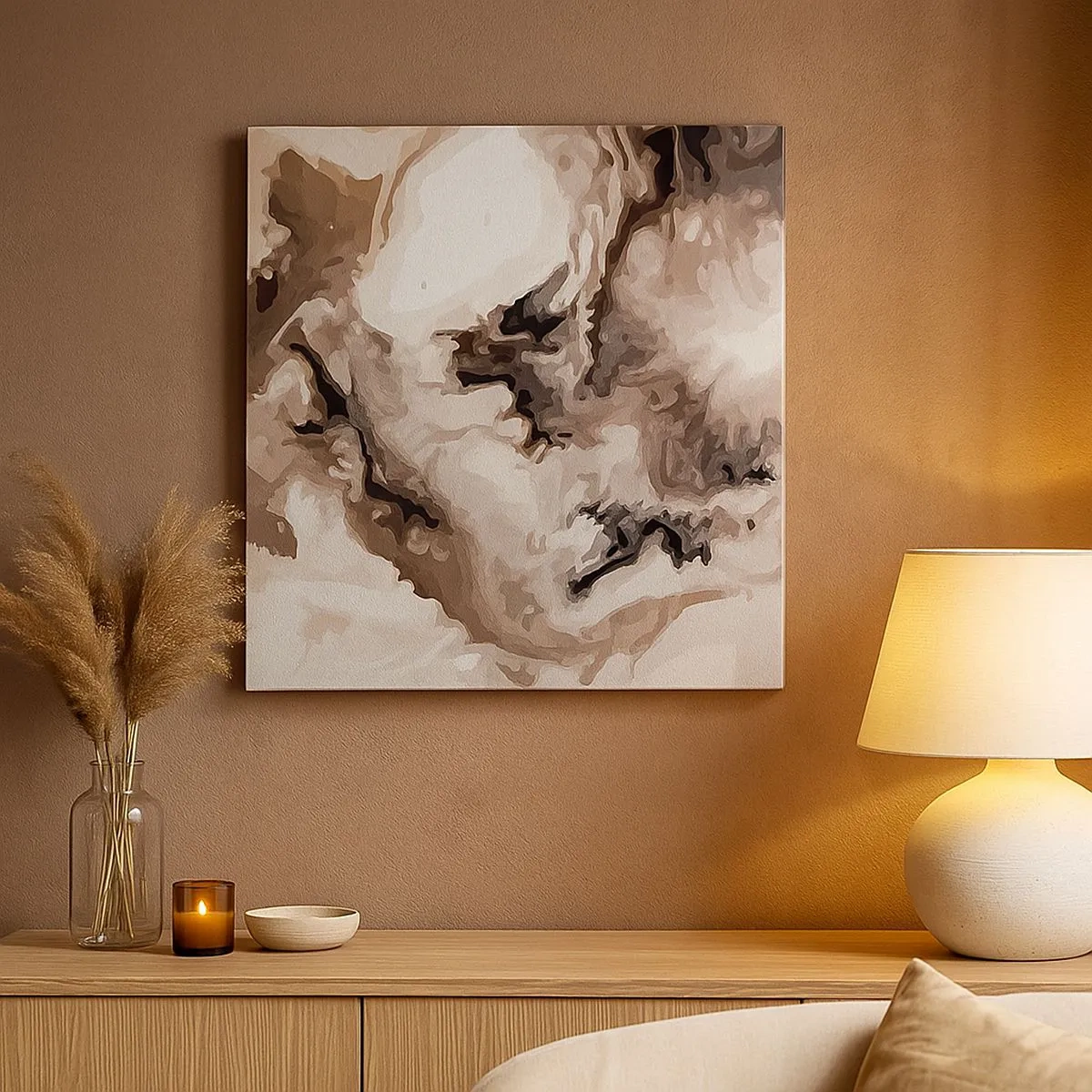 Canvas picture - Birth of the Galaxy - 30x30 cm