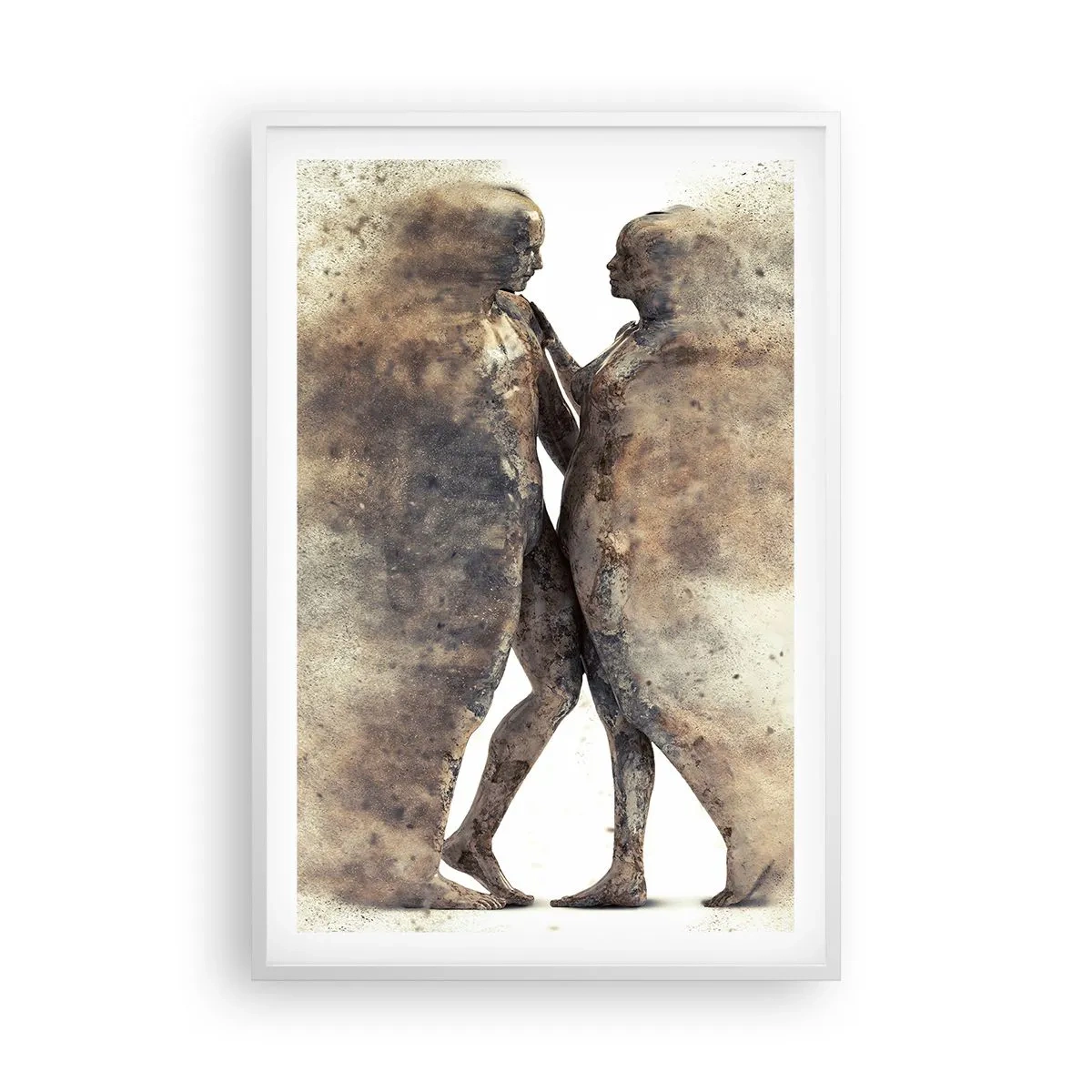 Poster in white frmae - From Dust They Rose to Love - 61x91 cm