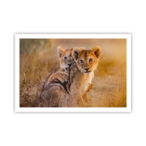 Poster - Do Not Disturb! We Are Playing - 91x61 cm