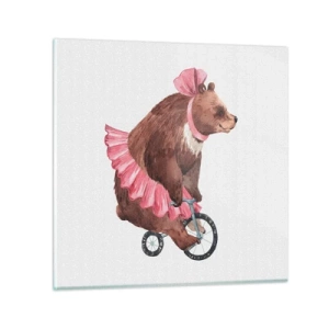 Glass picture - What a Circus! - 40x40 cm