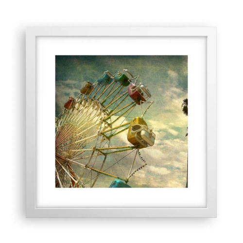 Poster in white frmae - There Will Be Fun… - 30x30 cm