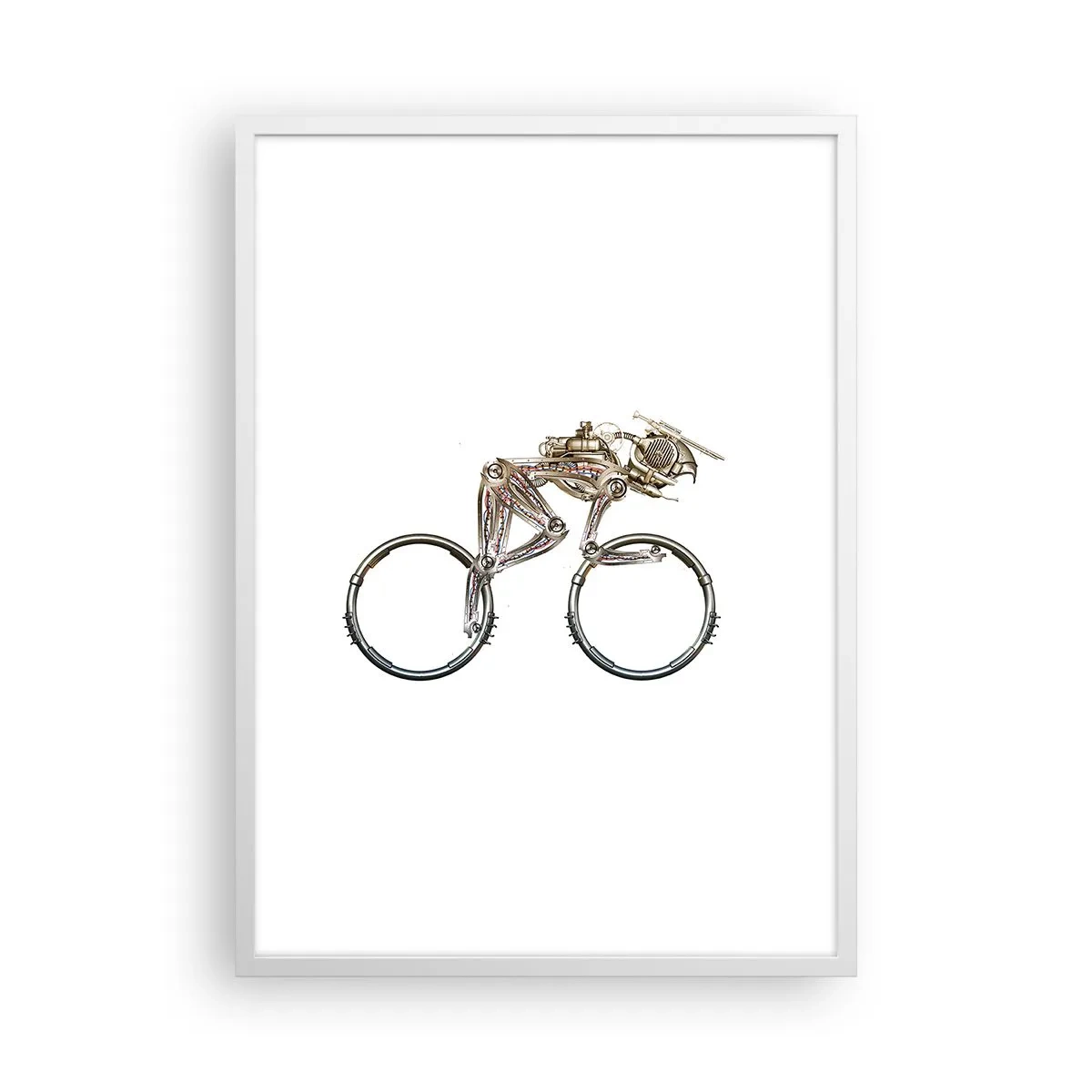 Poster in white frmae - Wonderful Machinery - 50x70 cm